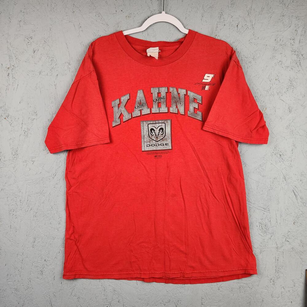 Vintage Kasey Kahne Shirt Mens Large NASCAR Racing Dodge Chase Authentics 2000s